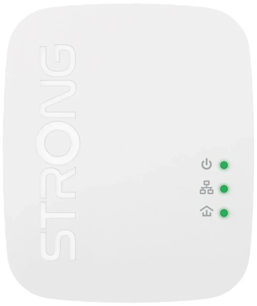 STRONG sada 2 adaptérů Powerline PL600MDUO/ 600 Mbit/s/ 1x LAN/ bílý