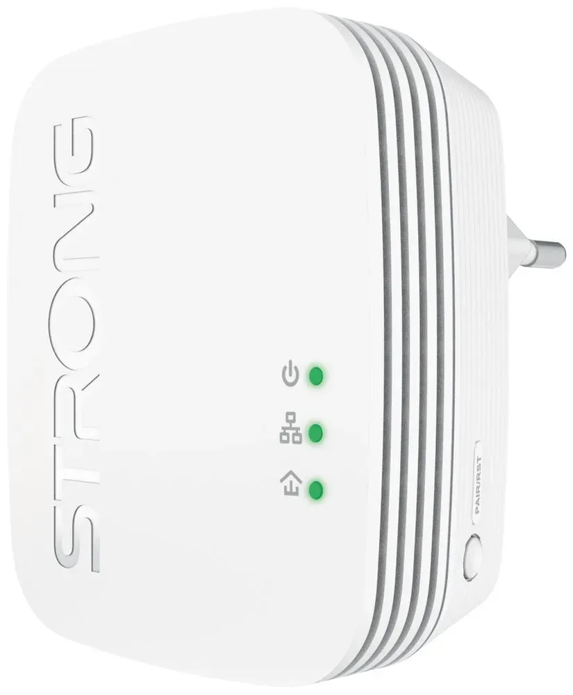 STRONG sada 2 adaptérů Powerline PL600MDUO/ 600 Mbit/s/ 1x LAN/ bílý