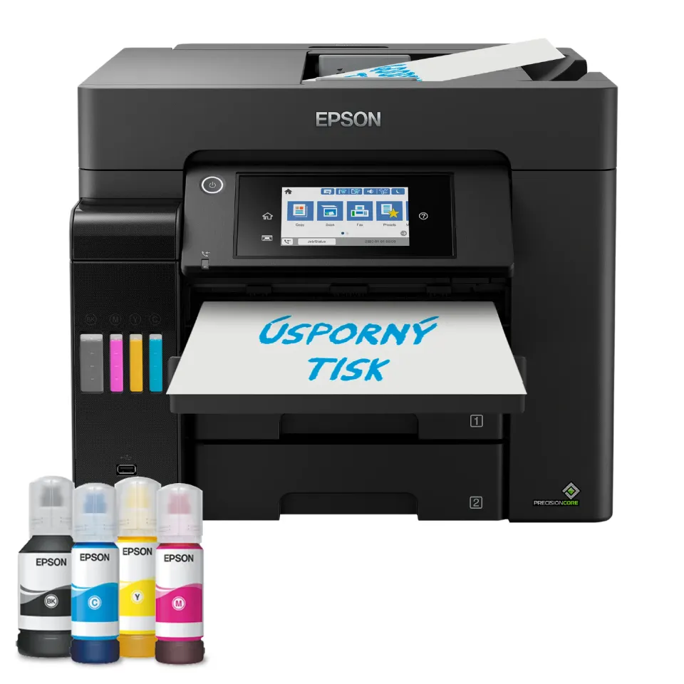 EPSON L6570 ECOTANK - MFC/A4/25ppm/USB/Ethernet/Wi-Fi Direct/LCD displej/ADF/Dup