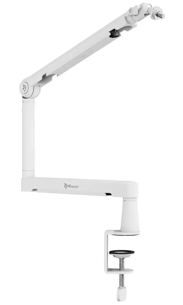 AROZZI držák na mikrofon BRACCIO Boom Arm/ nastavitelný/ univerzální/ bílý