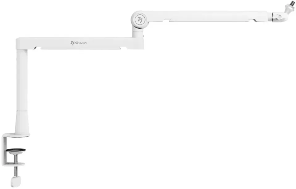 AROZZI držák na mikrofon BRACCIO Boom Arm/ nastavitelný/ univerzální/ bílý