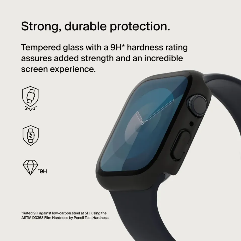 Belkin ochrana displeje ScreenForce 2v1 pro Apple Watch Série 4/5/6/SE/7/8/9, 44