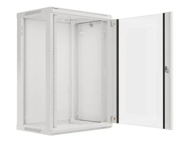 LANBERG 19" RACKOVÁ SKŘÍŇ PRO MONTÁŽ NA STĚNU 18U/600X450 (FLAT PACK) ŠEDÁ V2