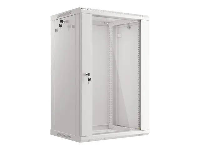 LANBERG 19" RACKOVÁ SKŘÍŇ PRO MONTÁŽ NA STĚNU 18U/600X450 (FLAT PACK) ŠEDÁ V2
