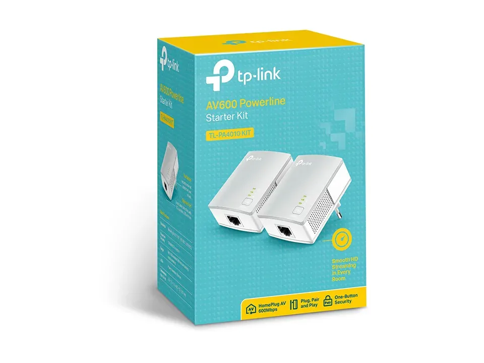 TP-LINK TL-PA4010 STARTER-KIT NANO Powerline Ethernet adapter 500Mb/s , 2 kusy homeplug