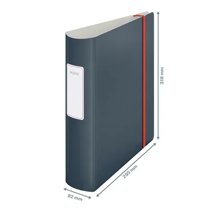 LEITZ Pákový pořadač Active Cosy A4 82 mm sametová šedá
