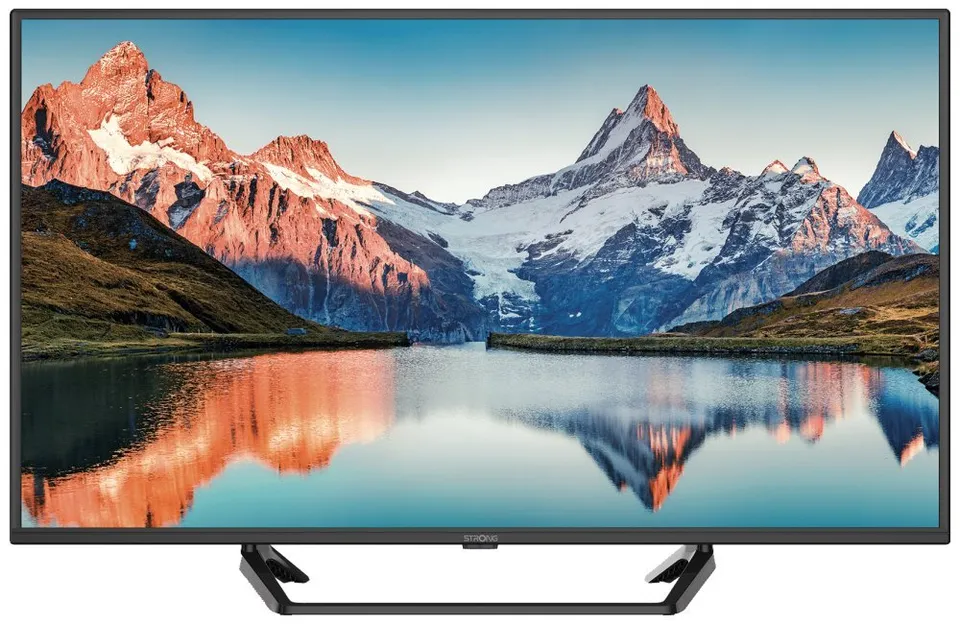 STRONG LED TV 40"/ SRT40FF2003C/ FHD/ 1920x1080/ DVB-T2/C/S2/ H.265/HEVC/ 3x HDMI/ 2xUSB/ centrální stojan/ č...