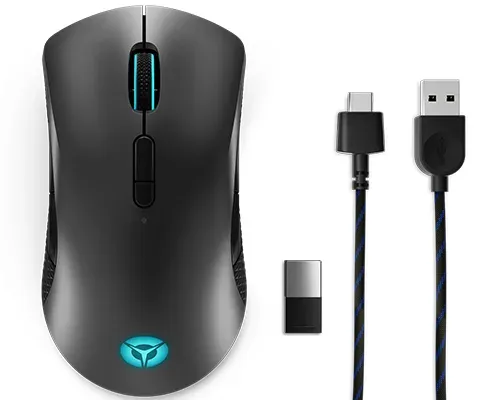 Lenovo myš CONS Bezdrátová Herní Legion M600 RGB (tmavě šedá)