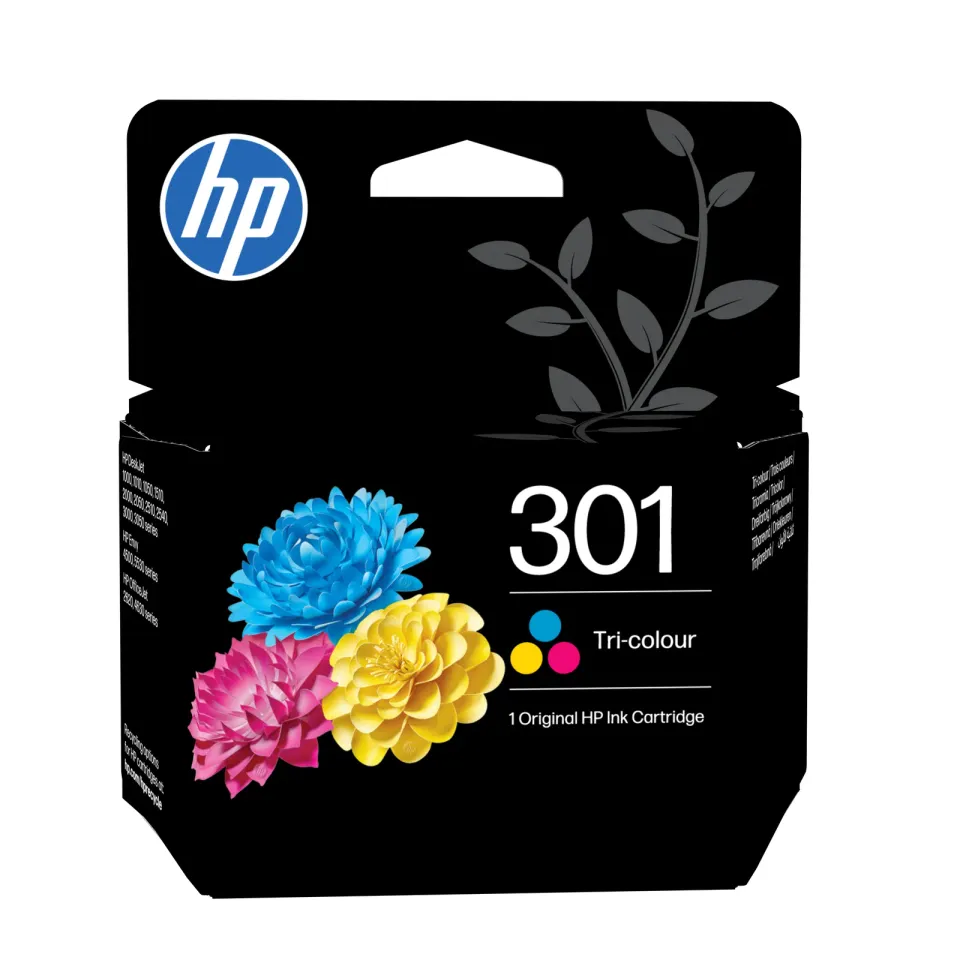 HP CH562EE náplň č.301 color, barevná (150stran, pro Deskjet 1050, 1510, 2050, 2514, OJ2620)