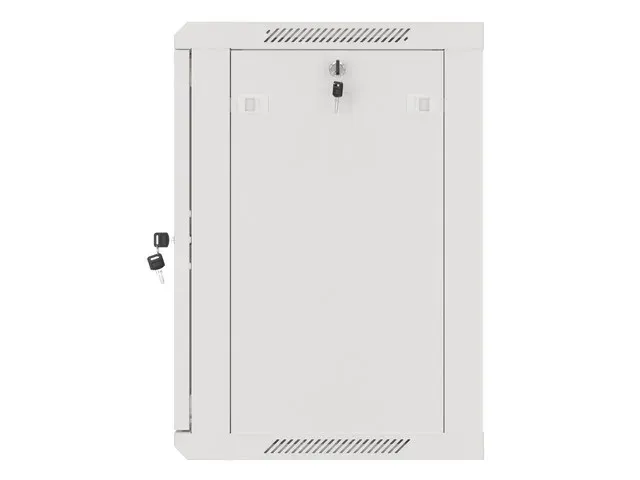 Nástěnný rack 19'' 12U 600X450mm šedý flat pack