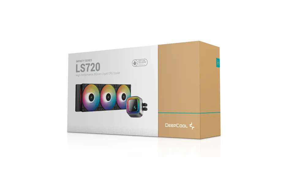 DEEPCOOL vodní chladič LS720 / 3x120 mm fan / ARGB / Intel i AMD
