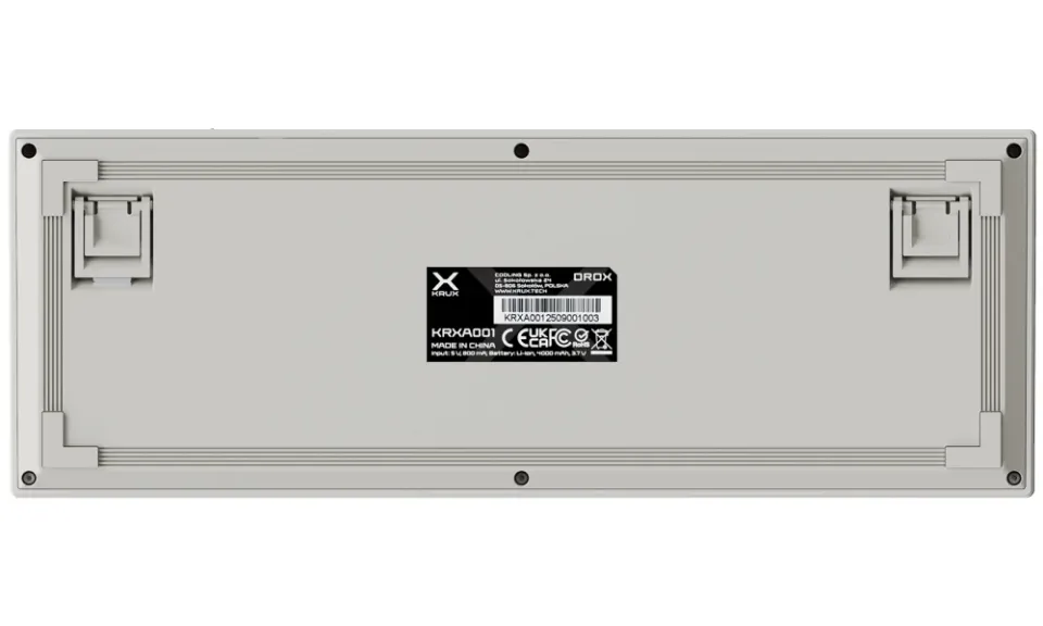 Krux mechanická klávesnice Drox / bezdrátová / Krux Violet sw./ ARGB / 2,4Ghz / BT / USB / display