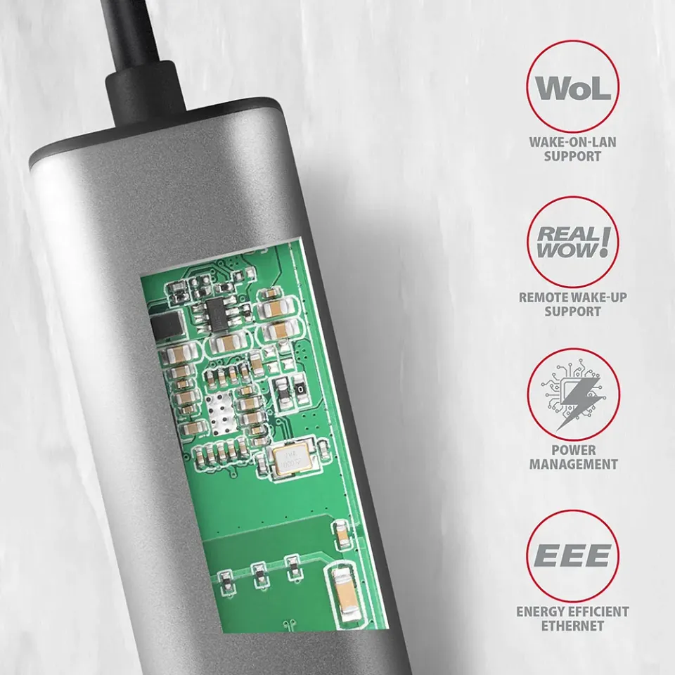 AXAGON ADE-25R SUPERSPEED USB-A 3.2 Gen 1 2.5 Gigabit Ethernet 10/100/1000/2500