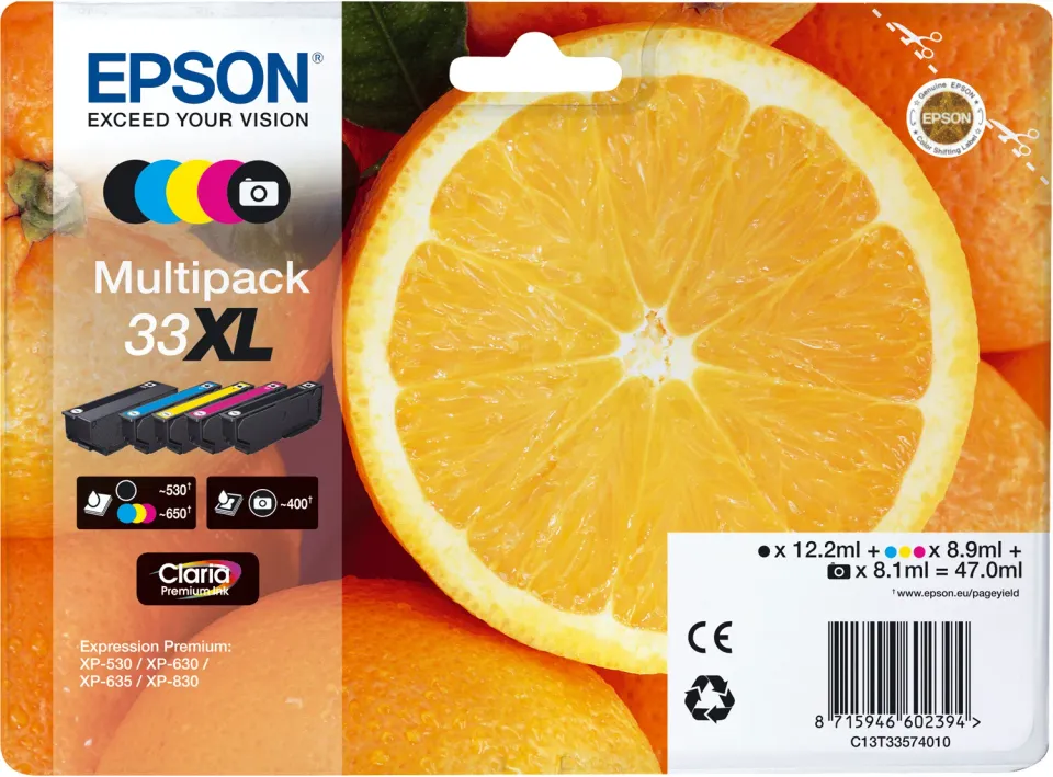 EPSON cartridge T3357 multipack XL (pomeranč)