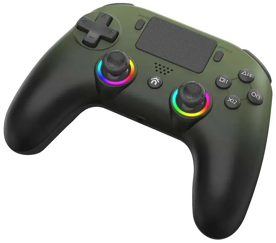 SUBSONIC by SUPERDRIVE herní ovladač WIRELESS LED CONTROLLER PS5/ PC/ Military Green