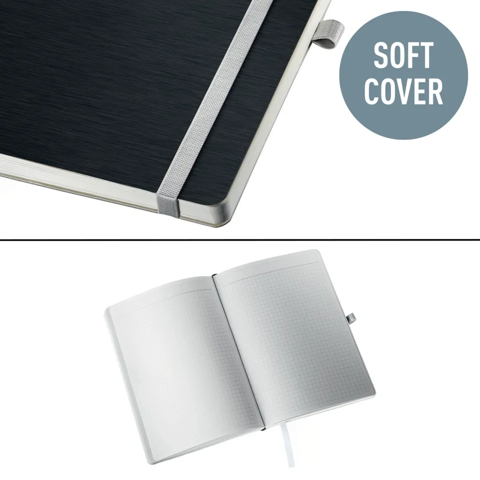 Leitz zápisník Style A5 s měkkými deskami, čtverečkovaný
