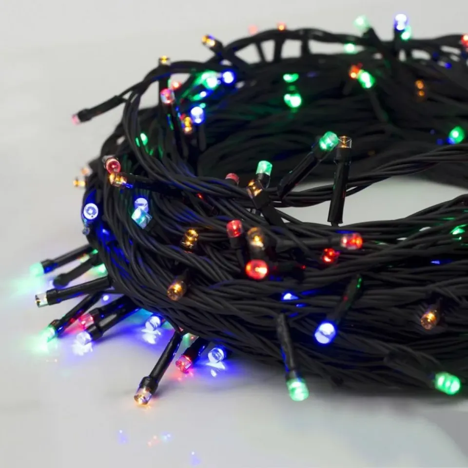 COLORWAY LED řetěz/ vnitřní / 100 LED / délka 10m / více barevný/ 8 funkcí/ napájení USB
