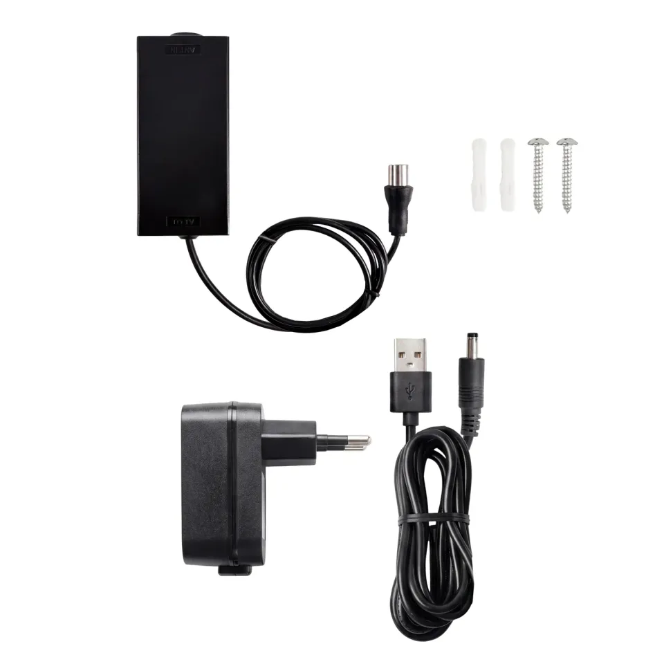 EVOLVEO Xany 5+, aktivní pokojová anténa DAB+/DVB-T2, filtr LTE/4G/5G
