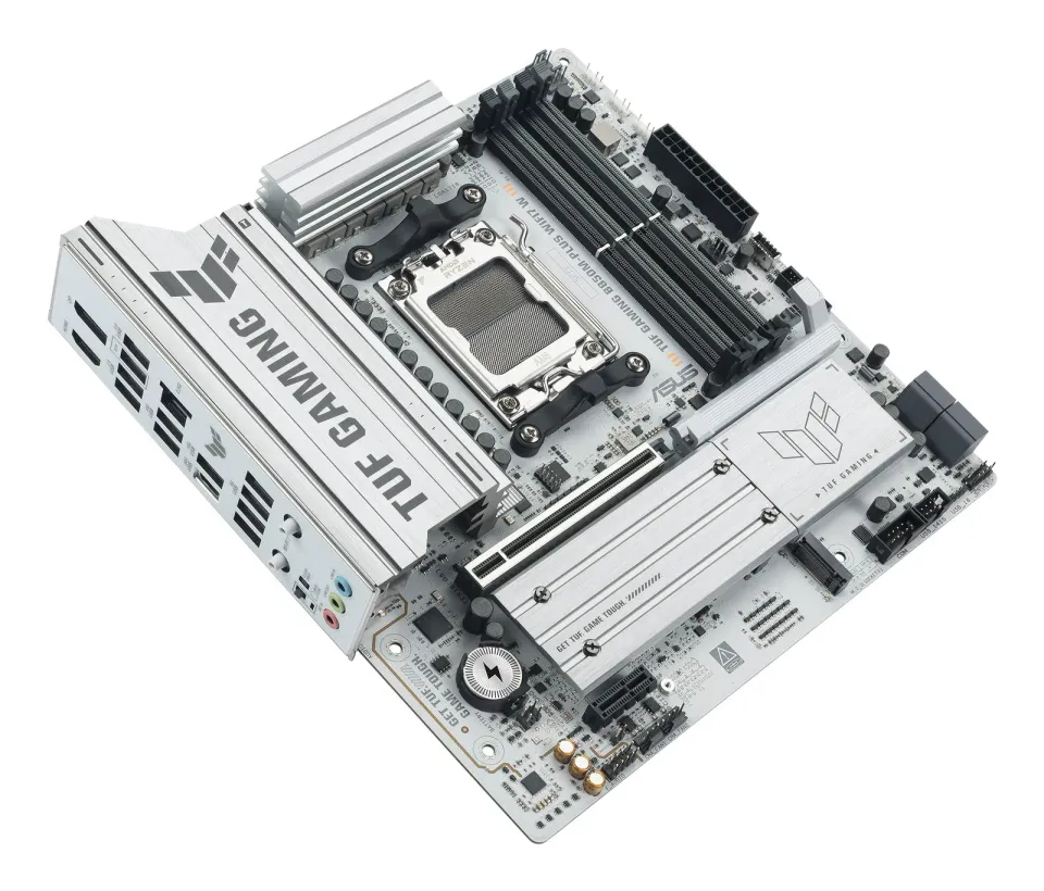 ASUS MB Sc AM5 TUF GAMING B850M-PLUS WIFI7 W, AMD B850, 4x DDR5, 1xDP1, 1xHDMI, WIFI, mATX