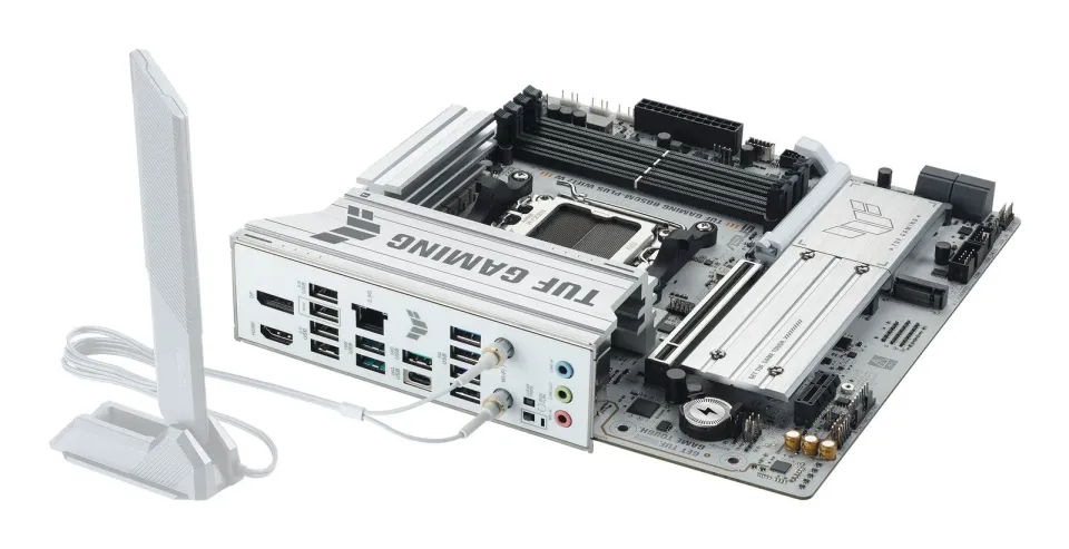 ASUS MB Sc AM5 TUF GAMING B850M-PLUS WIFI7 W, AMD B850, 4x DDR5, 1xDP1, 1xHDMI, WIFI, mATX