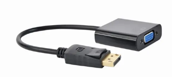 GEMBIRD red. Displayport na VGA, M/F, černá