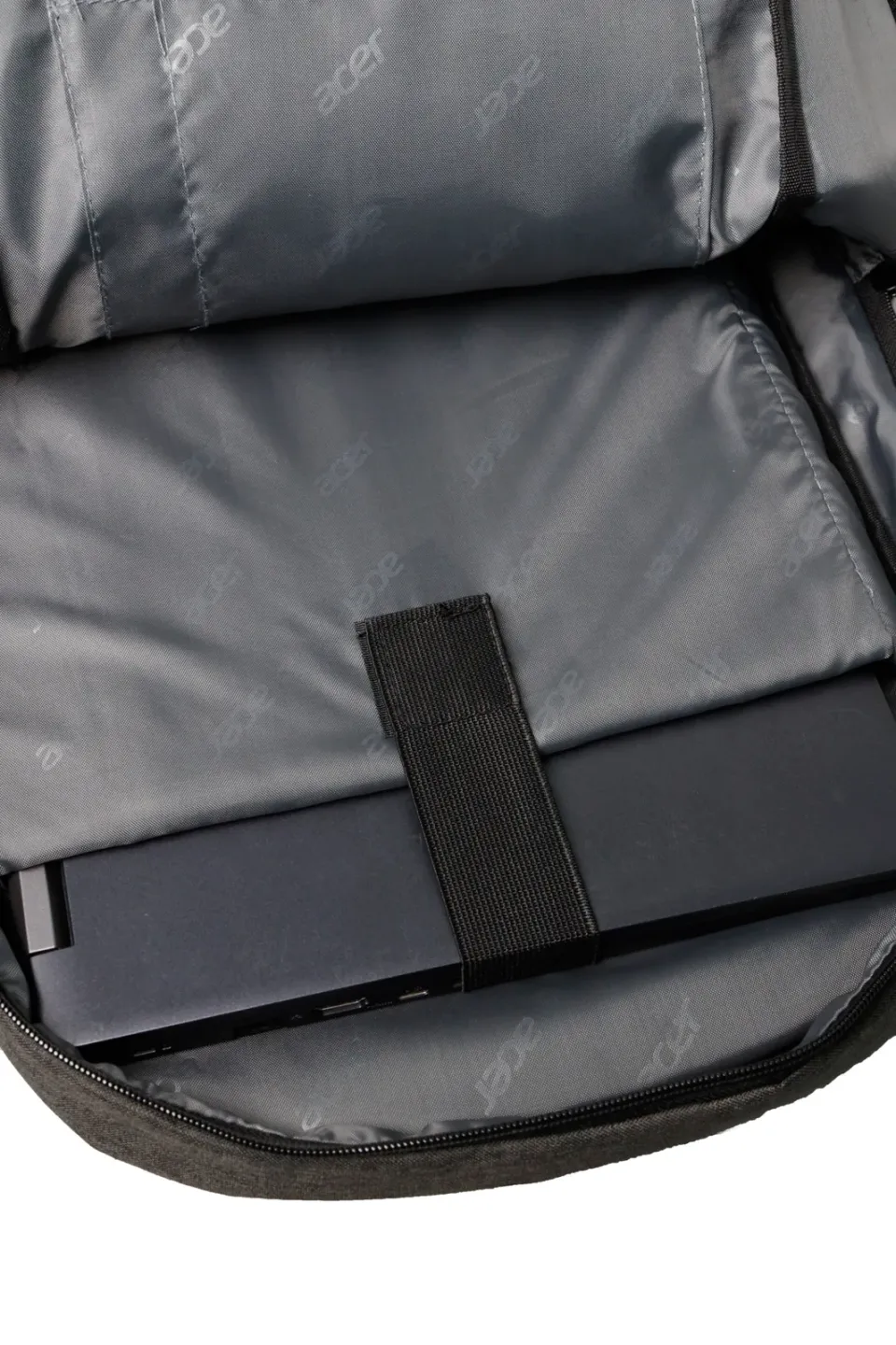 ACER urban backpack, grey & green, 15.6"