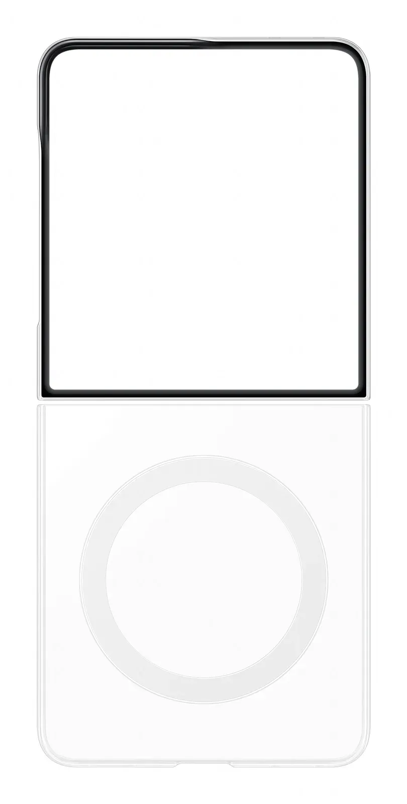 Samsung Průhledný kryt s magnetem pro Galaxy Z Flip8, Transparent