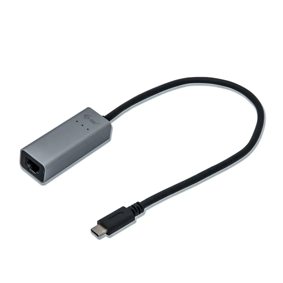 i-Tec USB-C METAL Gigabit Ethernet 10/100/1000 adaptér, LED, RJ45