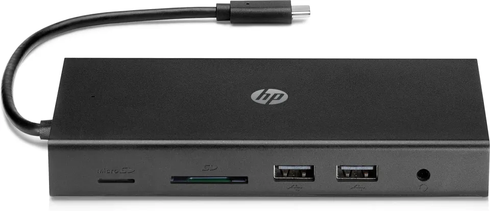 HP dock - Travel USB-C Multi Port Hub (bez adaptéru)