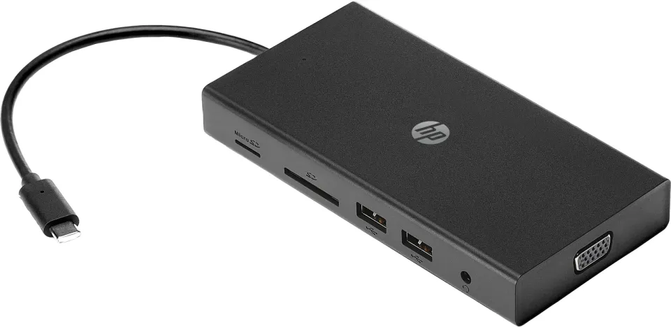 HP dock - Travel USB-C Multi Port Hub (bez adaptéru)