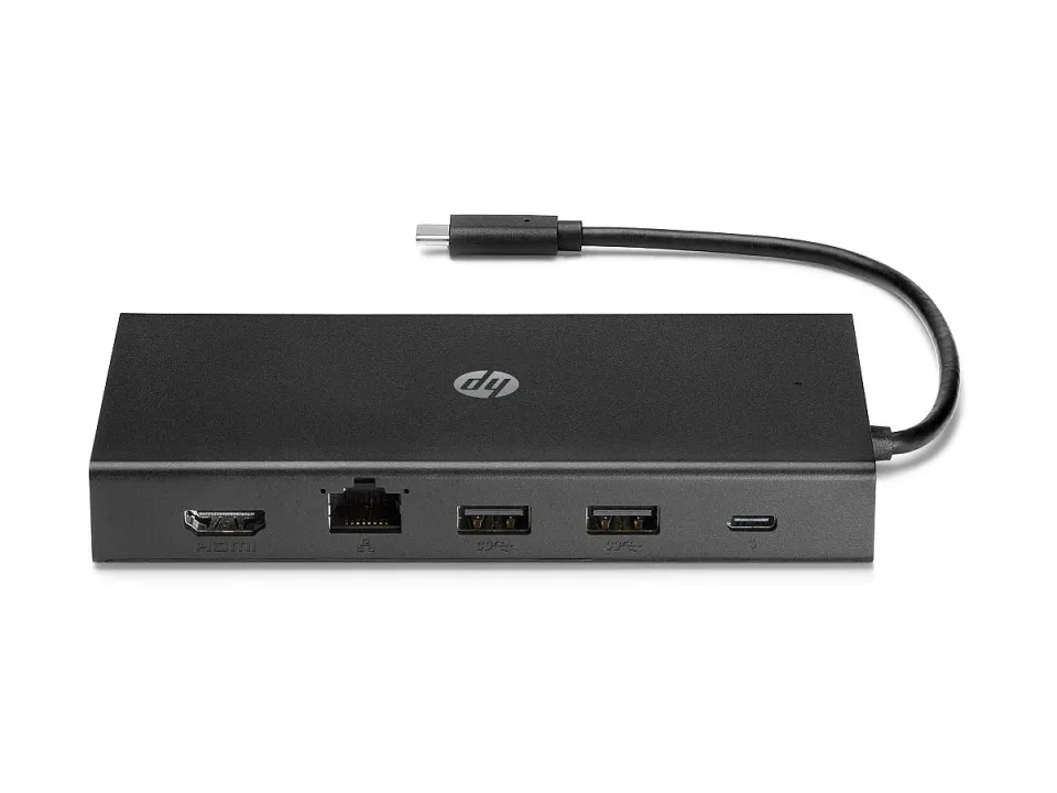 HP dock - Travel USB-C Multi Port Hub (bez adaptéru)