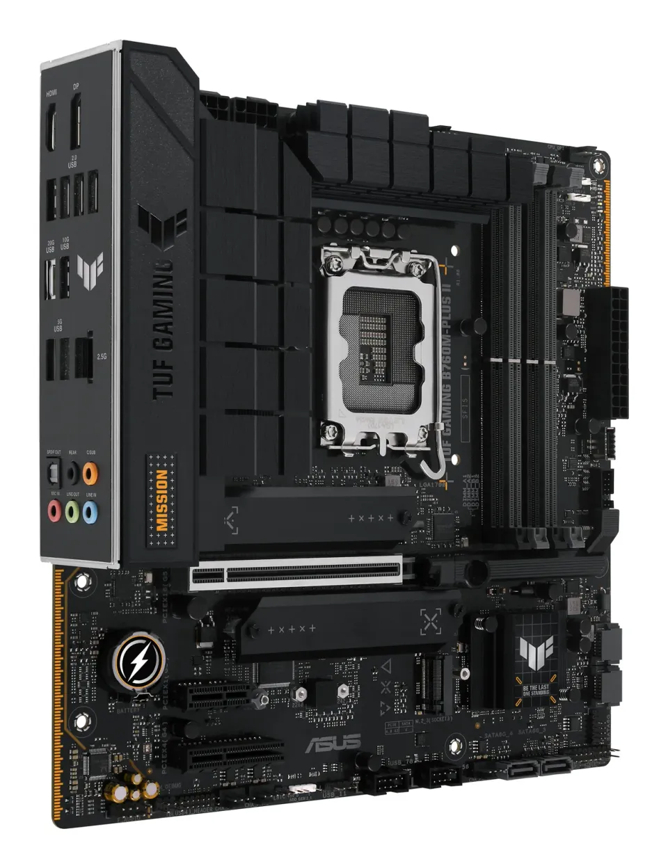 ASUS MB Sc LGA1700 TUF GAMING B760M-PLUS II, Intel B760, 4xDDR5, 1xDP, 1xHDMI, mATX