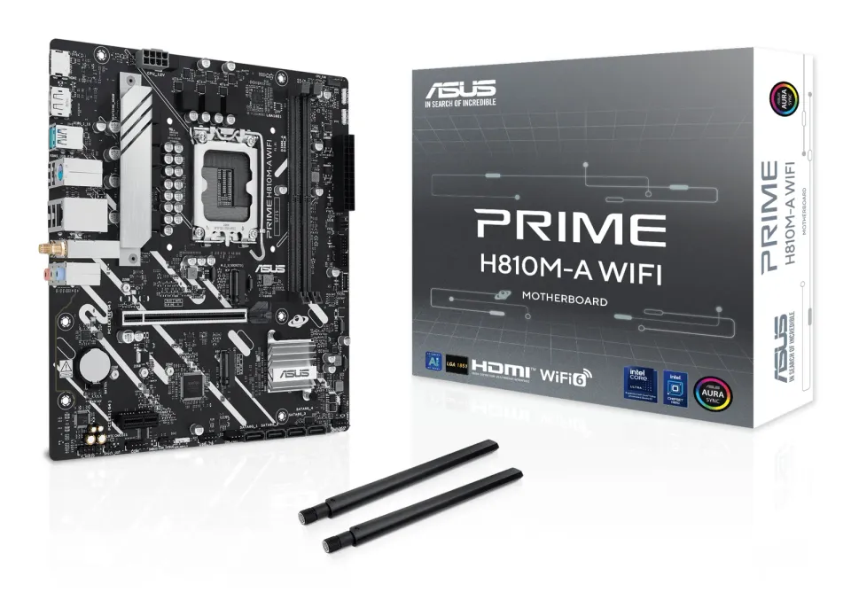 ASUS MB Sc LGA1851 PRIME H810M-A WIFI, 2xDDR5, 1xDP, 1xHDMI, WiFi, mATX
