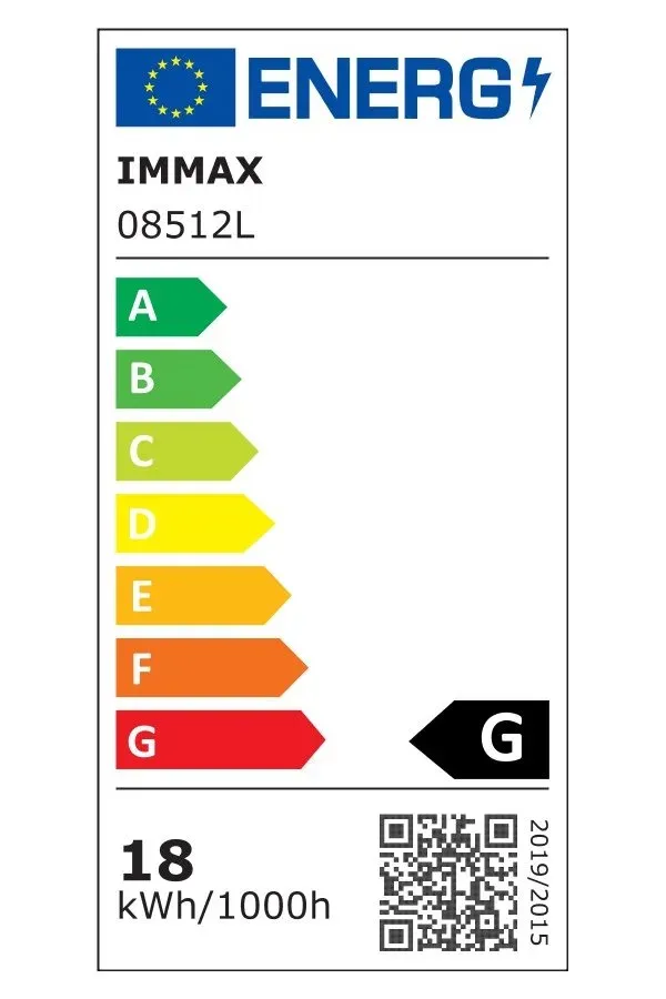 IMMAX MODERN venkovní LED osvětlení nástěnné 18W, 1278lm, IP65, černé