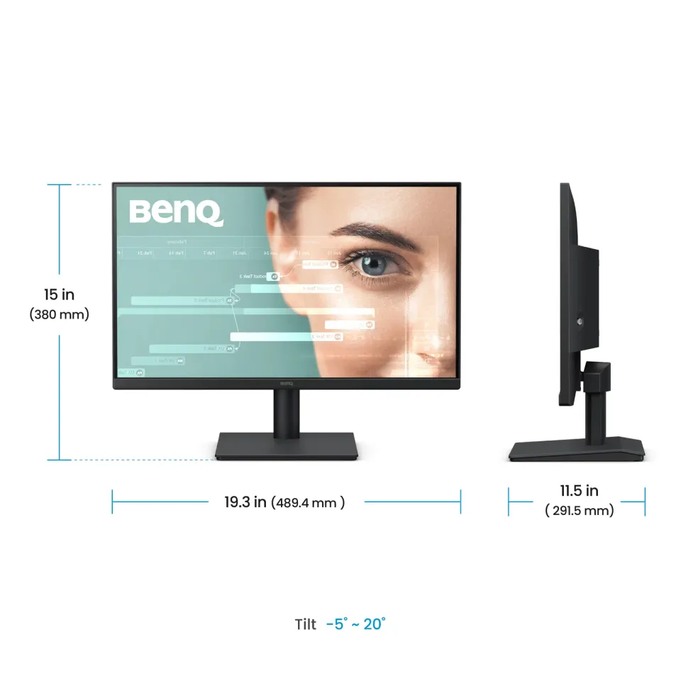 BenQ LCD GW2291 21.5" IPS/1920x1080/5ms/250nits/100Hz/HDMI/VGA/VESA/repro/černá