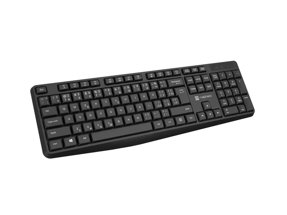 Bezdrátový set 2v1 klávesnice a myši Natec SQUID,