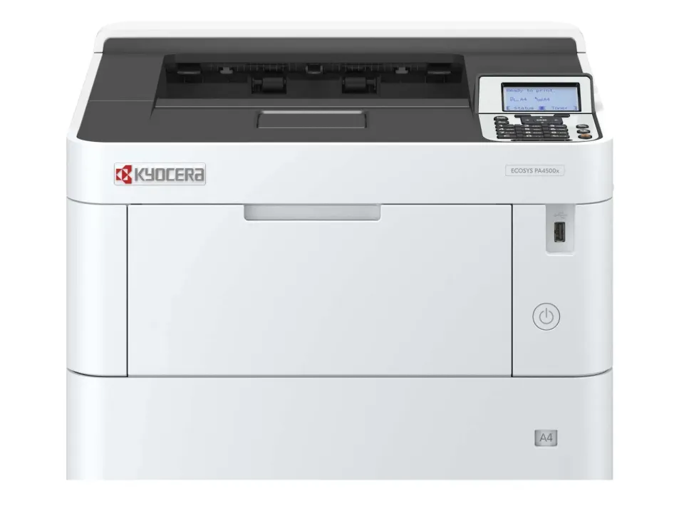 Kyocera ECOSYS PA4500x/ černobílá/ A4/ 45ppm/ 1200x1200 dpi/ PCL+PS3/ 512MB RAM/ Duplex/ USB/ LAN/Displej