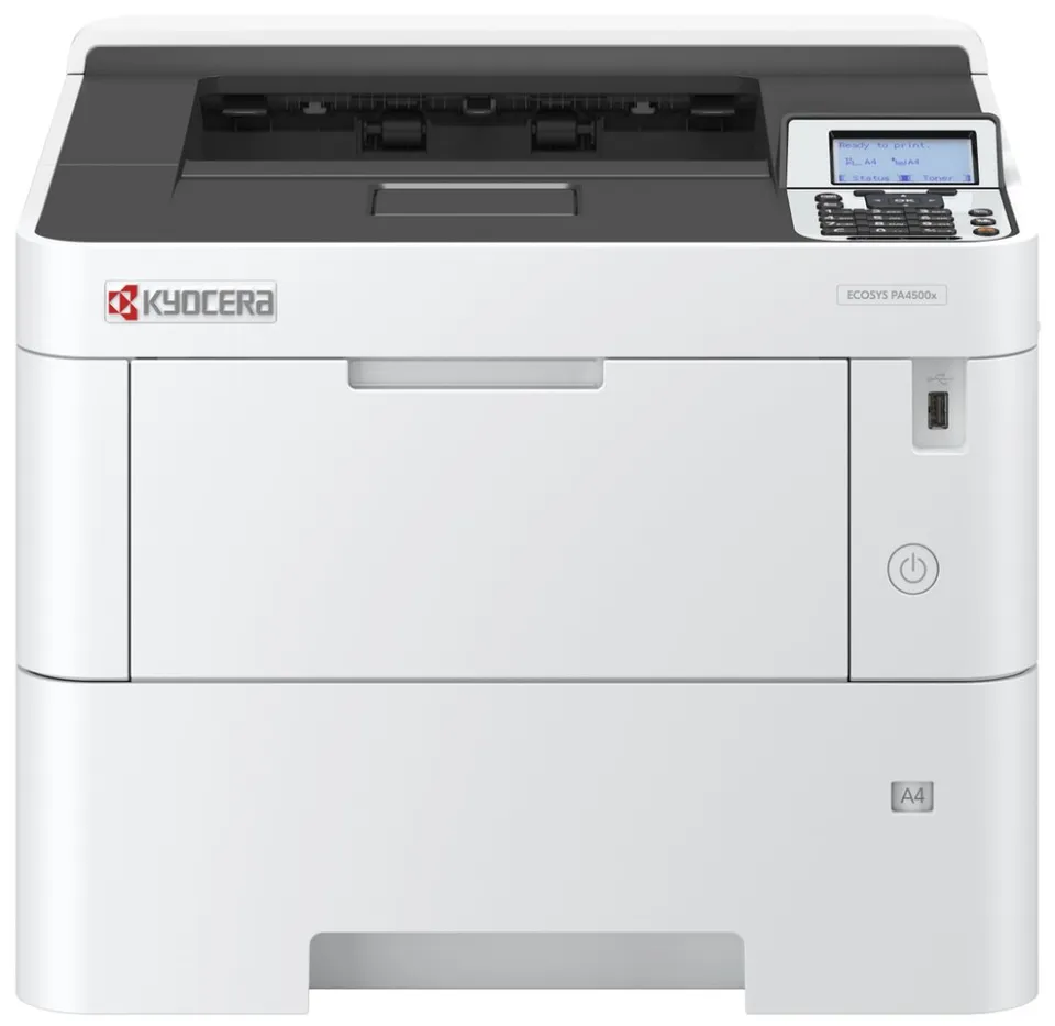 Kyocera ECOSYS PA4500x/ černobílá/ A4/ 45ppm/ 1200x1200 dpi/ PCL+PS3/ 512MB RAM/ Duplex/ USB/ LAN/Displej