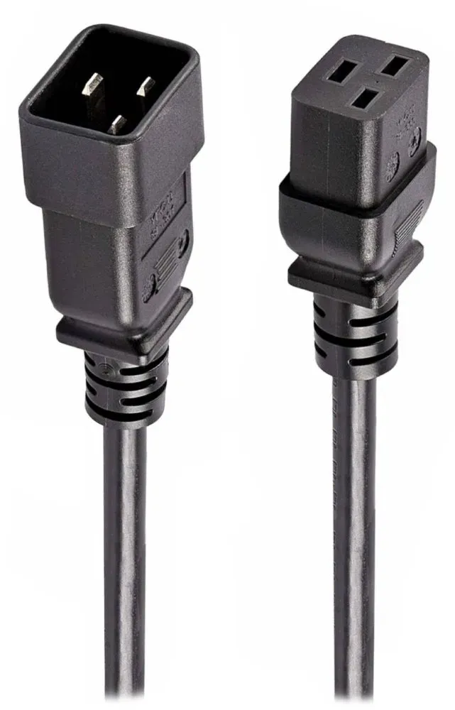 PremiumCord prodlužovací kabel IEC 320 C19 na C20, délka 3m