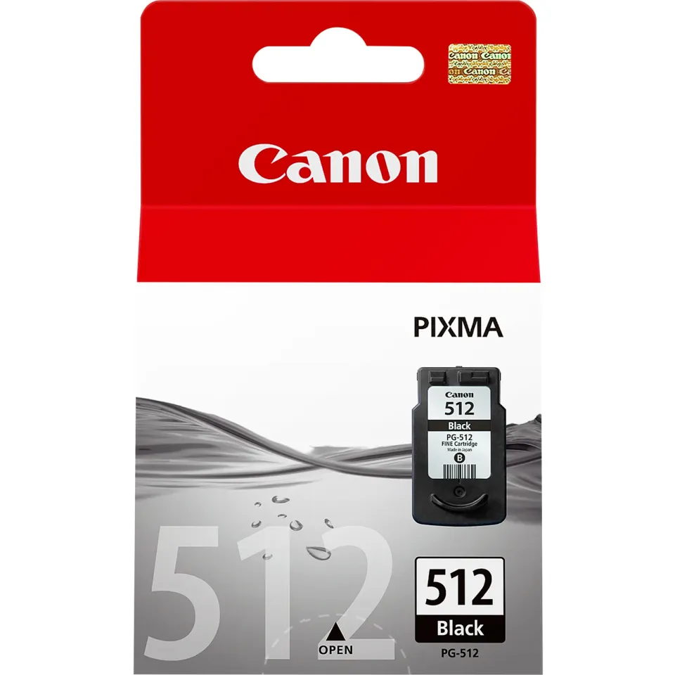 CANON PG-512 originální náplň černá pro MP240, MP260, MP270, IP2700 velká (PG512)