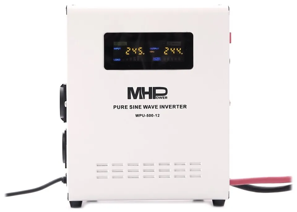 MHPower záložní zdroj WPU-500-12, UPS, 500W, čistý sinus, 12V