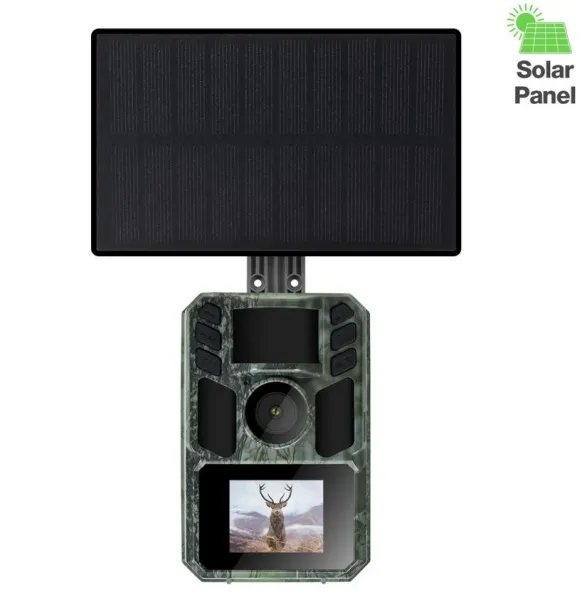 EVOLVEO StrongVision Solar A, fotopast se solárním panelem