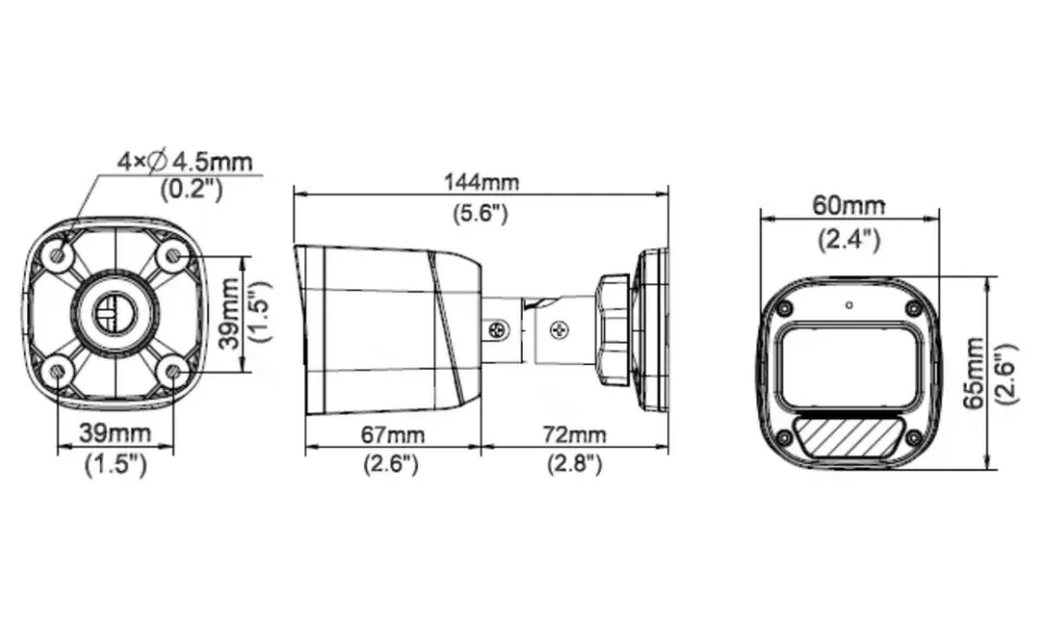Uniarch by Uniview IP kamera/ IPC-B122-APF28/ Bullet/ 2Mpx/ objektiv 2.8mm/ 1080p/ IP67/ IR30/ PoE/ Onvif