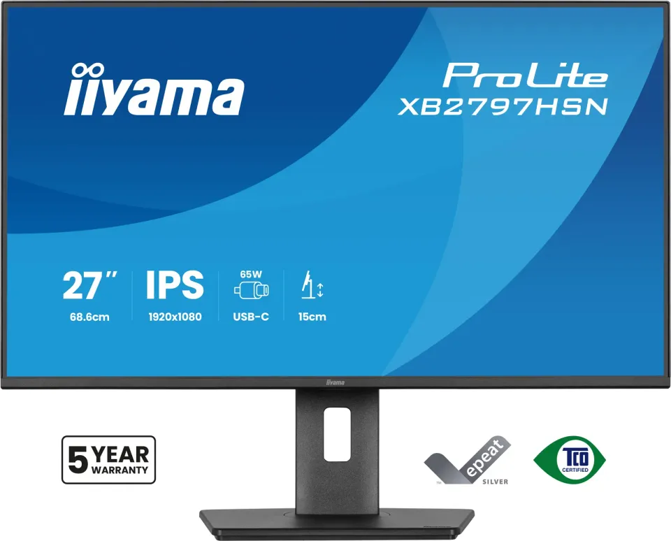 iiyama ProLite/XB2797HSN-B1/27"/IPS/FHD/120Hz/1ms/Černá/5R