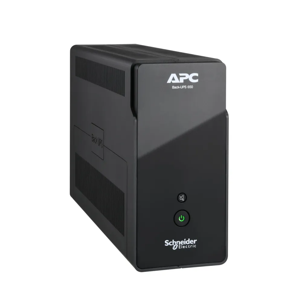 APC Back-UPS, 650VA / 400 W, 6 IEC, komunikace USB, Tower, 230 V