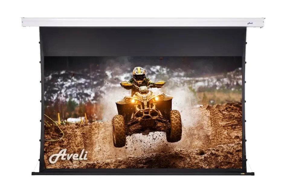 AVELI PREMIUM nástěnné plátno, metal, 204x115 (16:9), 92"