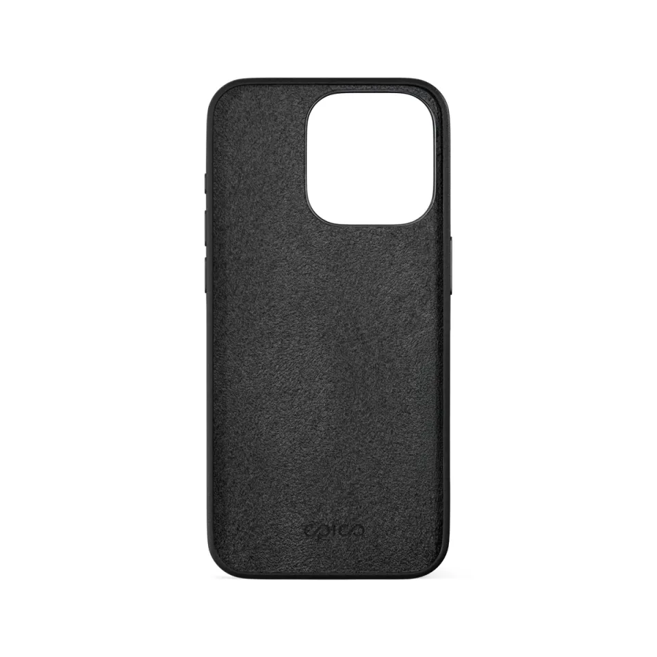 Epico Mag+ kožený kryt iPhone 16 Pro Max - černá
