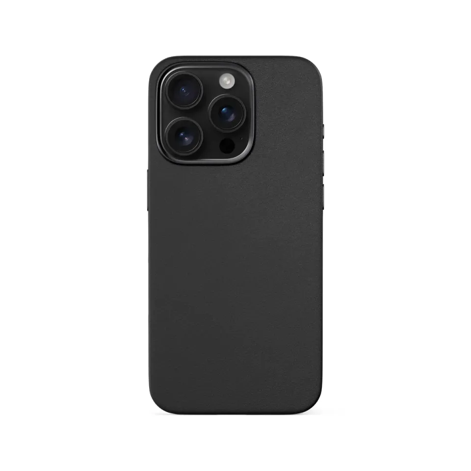 Epico Mag+ kožený kryt iPhone 16 Pro Max - černá