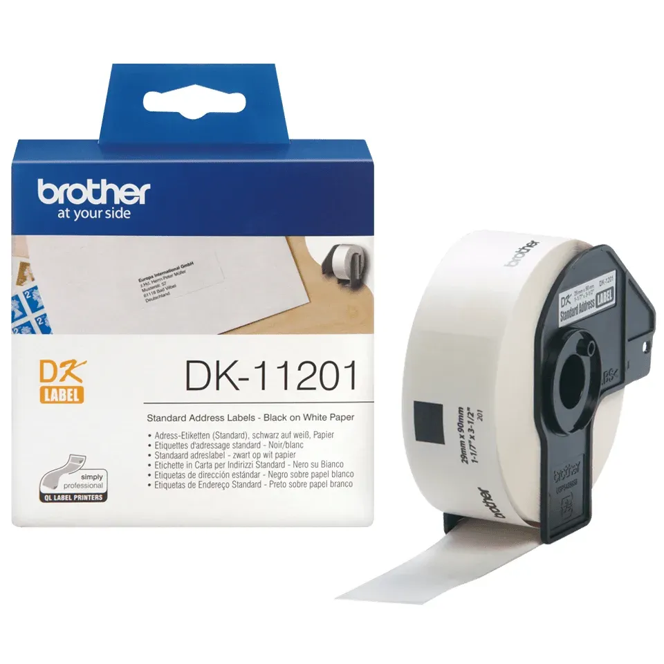 BROTHER DK-11201- papírová etiketa (29x90mm - 400ks)