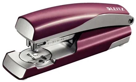 LEITZ Stolní sešívačka NeXXt STYLE 5562, granátově červená